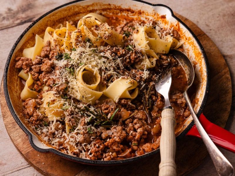Slow Cooked Pork Mince Ragu